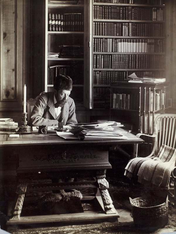 Symonds in his study
